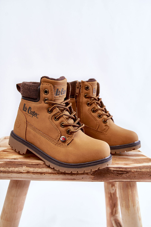 Botki Trapery Dziecięce Camel Lee Cooper LCJ-22-01-1490