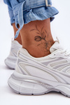 Women's Lace-up Sports Shoes White Emare