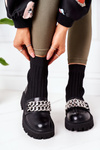 Boots With Chain Black Walk This Way