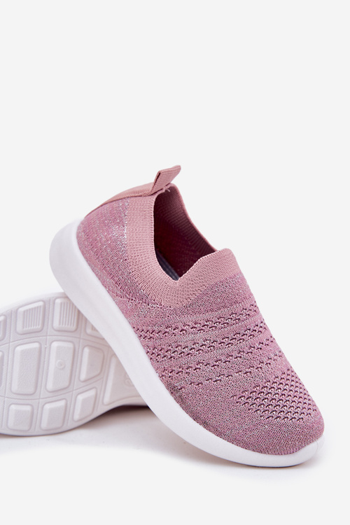 Children's Slip-On Sports Shoes Pink Grinala