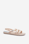 Sandały Damskie Płaskie Beżowe 83516 Ipanema Style Sandal Fem