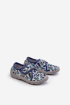Children's Slippers with Velcro Befado 974X529 Grey-Navy