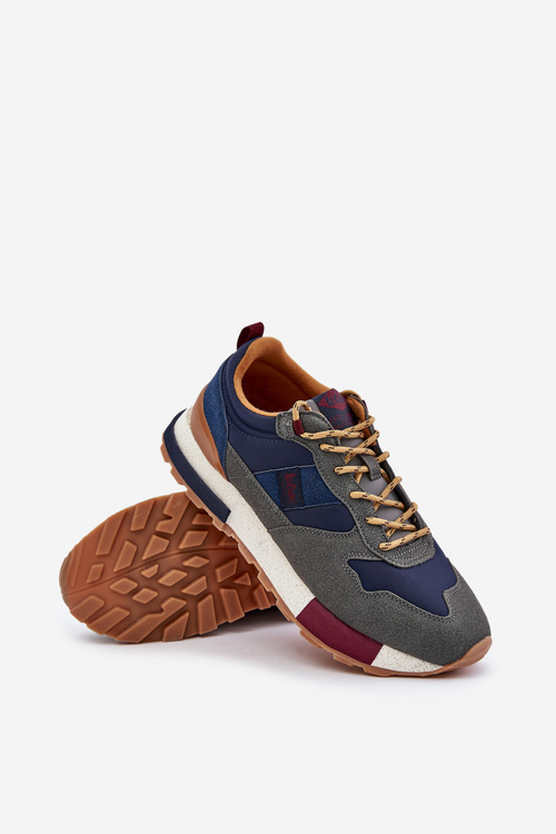 Męskie Sneakersy Ocieplane Szare Lee Cooper LCJ-24-03-3006