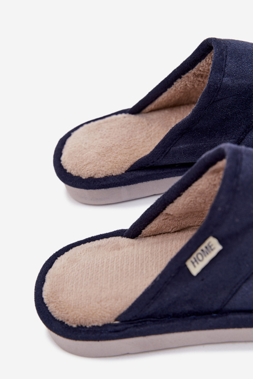 Męskie Kapcie Granatowe Selomir