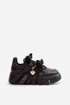 Women's Leather Sneakers With Decorations CheBello 4292 Beige