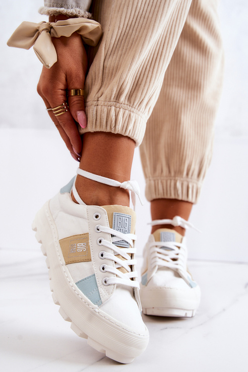 Tenisówki Damskie BIG STAR Białe JJ274480