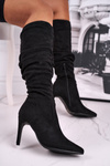 Women's High Boots On High Heel Black Dynamic