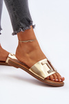 Women's Sandals with Golden Embellishment Ollavia