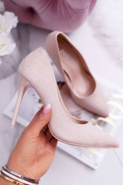 Women's Suede Stilettos Beige Yanna