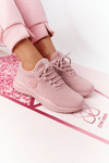 Buty Sportowe Memory Foam Big Star Różowe HH274299