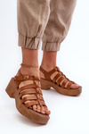 Zazoo 40410 Women's Leather Sandals Brown