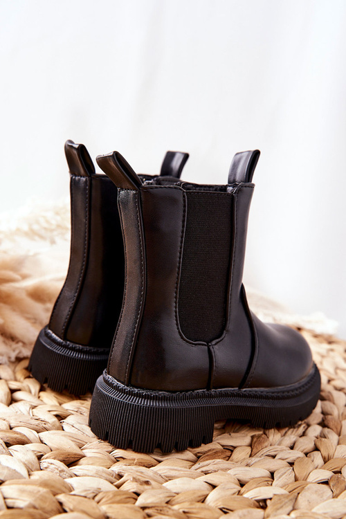 Children's Boots Insulated Black Aletris
