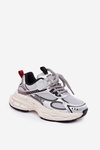 Children's Sneakers On Thick Sole Silver Xairana