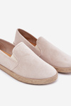 Espadrilles Men Sneakers From Eco Suede Beige Lunaria