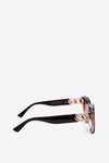 Women's Sunglasses With Gold Detail UV400 Brown