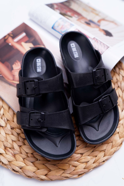 Big Star Women's Flip Flops Black AA274A156