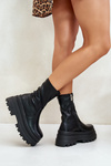 Boots On Massive Platform Black Florinara
