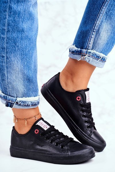 Women's Sneakers Cross Jeans Black DD2R4029