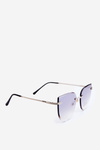 Women's Sunglasses UV400 Silver-Blue