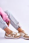 Buty Sportowe Damskie Niskie Beżowe Elliot