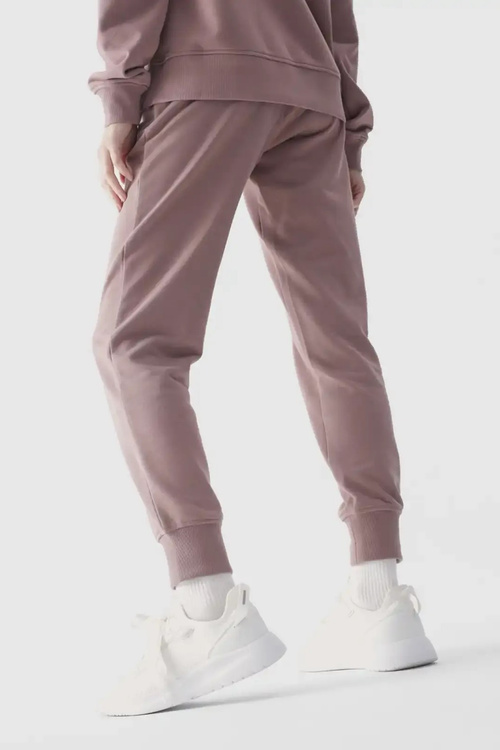 Damskie Spodnie Dresowe Joggery 4F 4FWMM00TTROF0945-83S Beżowe