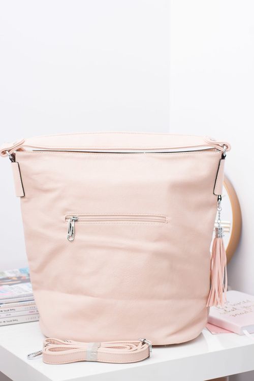 Large Women's Shopper Bag Powder Pink