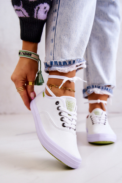 Light Women's Sneakers Big Star JJ274260 White