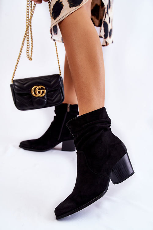 Women's Suede Warm Boots Black Wenche