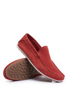 Men's GOE Red Nubuck Moccasins FF1N3055