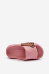 Light Foam Slides With Teddy Bear Pink Todi