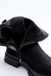 Classic Suede Fleece Boots Black Vergilia 