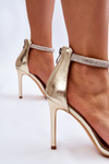 Elegant Sandals On A Heel gold Patricio