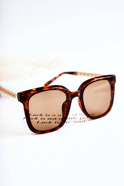 Women's Marbled Sunglasses V130035 Brown