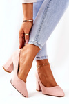 Women's Stiletto pumps Suede Pink Florena