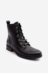 Classic Lacquered Women's Warm Boots Black Grimma