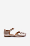 Women's Leather Sandals Maciejka 06641-25 Gold