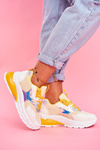 Sportowe Damskie Buty Żółte Sportivo