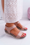 Women's Rose Gold Gerdro Anchor Sandals