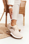 Women’s Sport Shoes Sneakers Beige-Gold Netta