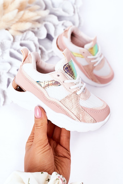 Children's Sport Shoes Sneakers Pink Game Time