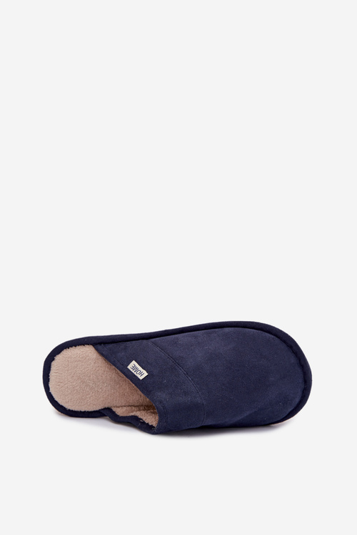 Men's slippers navy blue Selomir