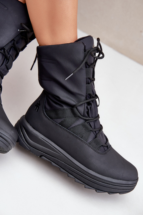 Damskie Śniegowce INUA Z Ociepliną Primaloft 4F 4FRAW24FSBSF012 Czarne