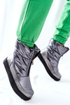 Women's Snow Boots Grey Monile