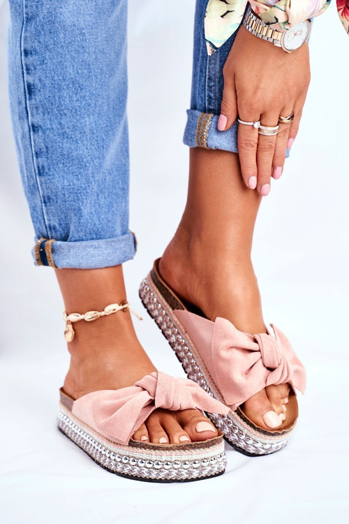 Women's Slides High Pink Mortigo