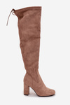 Women's High Heel Boots Beige Xamarin