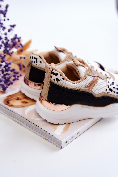 Children's Sport Shoes Sneakers White and black Kizzie