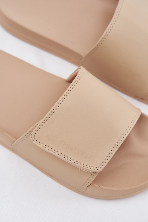 4F Klapki Damskie Beżowe 4FMM00FFLIF031A-83S