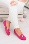 Suede Women's Ballerina Lords Fuchsia Veni