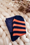 Classic Women's Striped Socks 5-Pack Multicolor