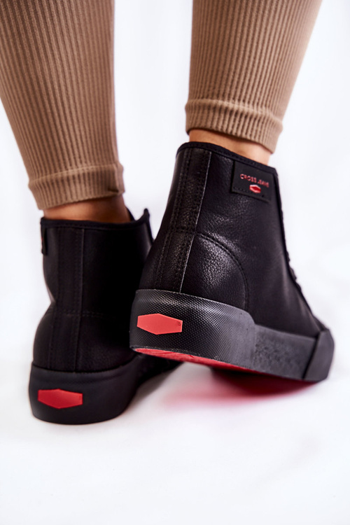 Women's High Sneakers Cross Jeans KK2R4055C Black